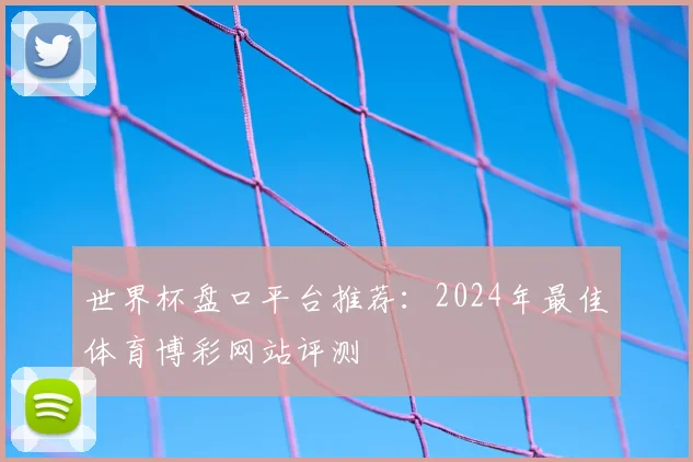 世界杯盘口平台推荐:2024年最佳体育博彩网站评测